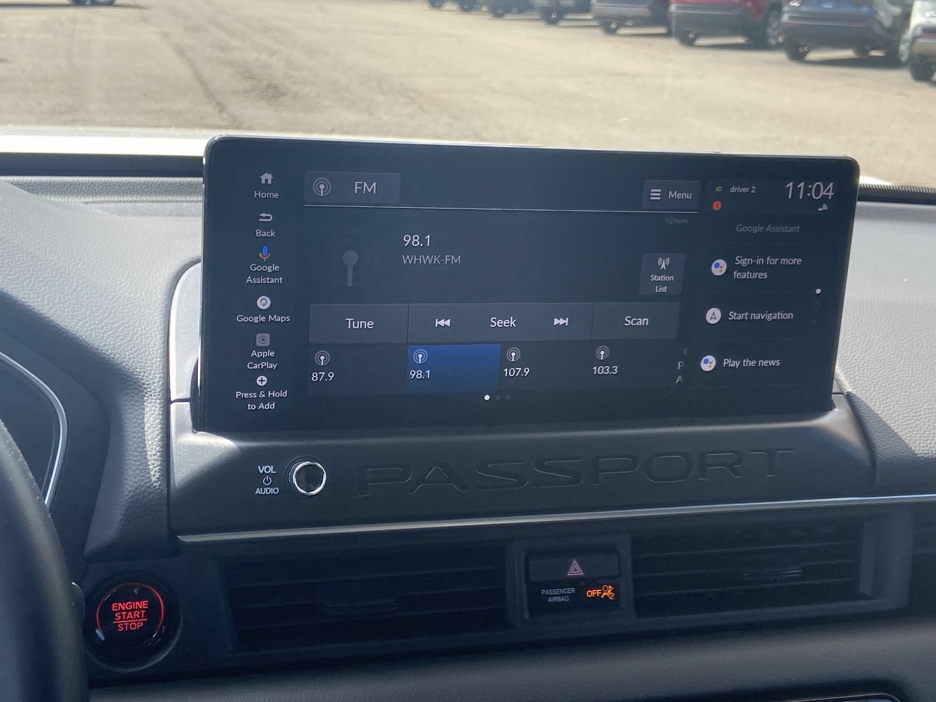 2026 Honda Passport RTL Towing