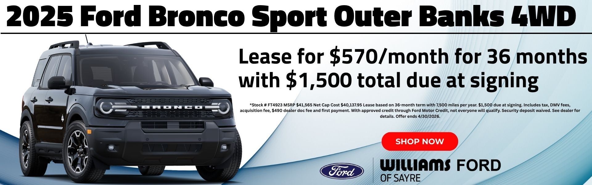 2025 Ford Bronco Sport Outer Banks