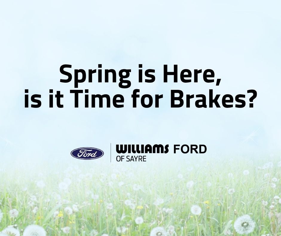 Spring is here, Brakes anyone?